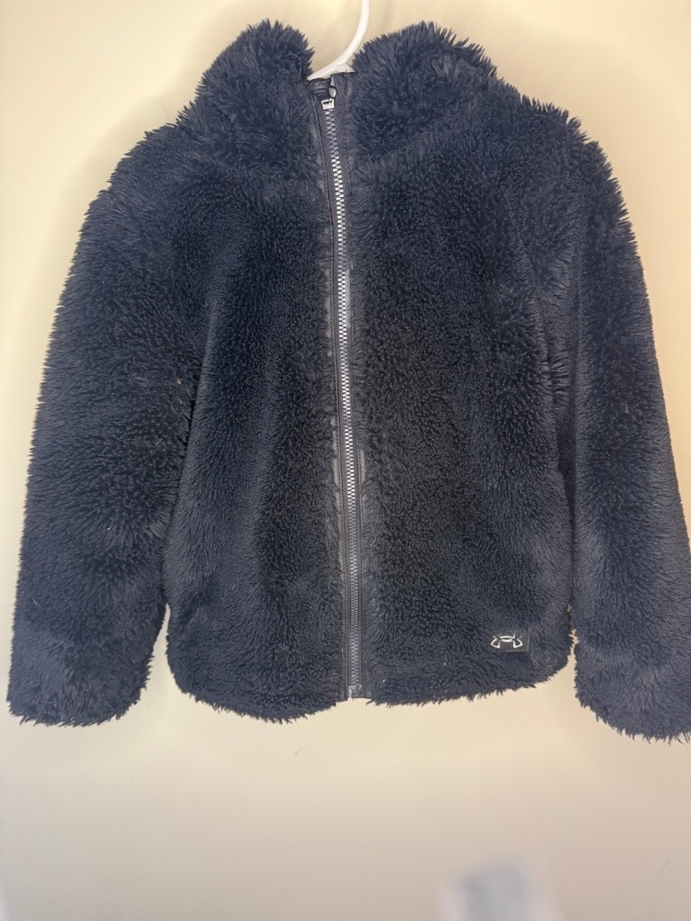 Under Armour Kids Black Plush Full-Zip Jacket